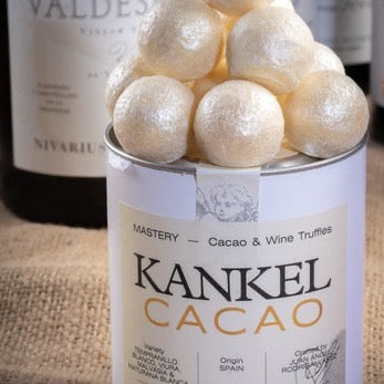 Kankel Chocolates Truffles and White Wine